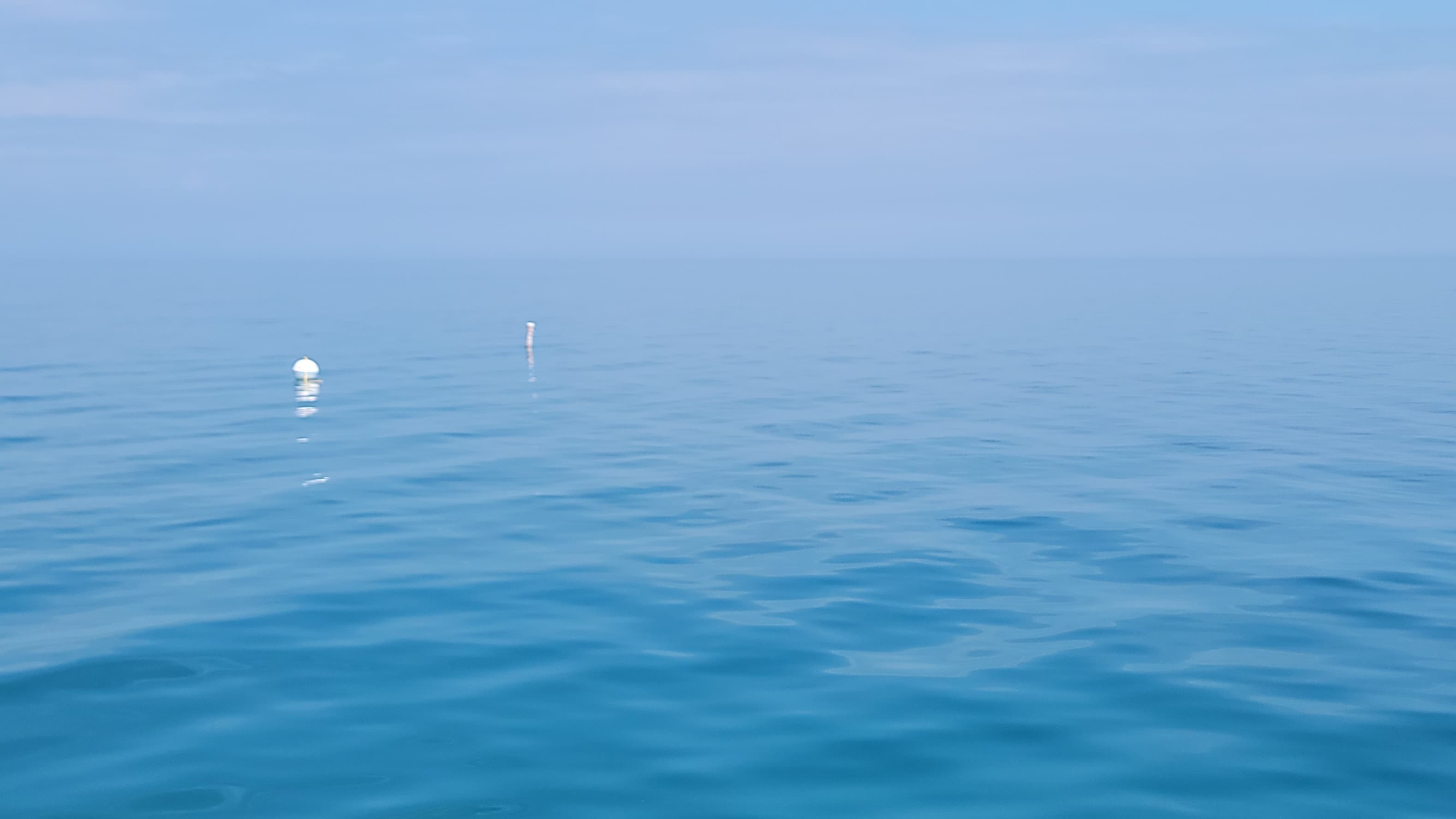 On the water over the preserve site